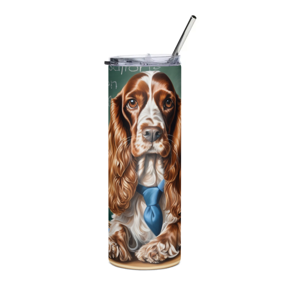 PugMug Custom English Cocker Spaniel Stainless Steel Tumbler