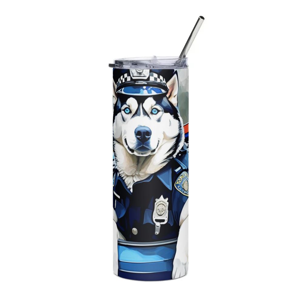 PugMug Custom Siberian Husky Stainless Steel Tumbler