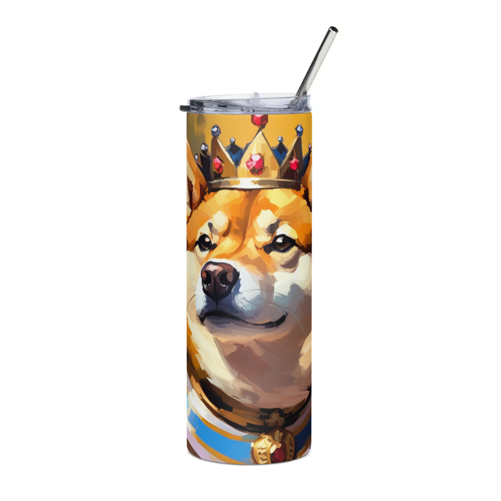 PugMug Custom Shiba Inu Stainless Steel Tumbler