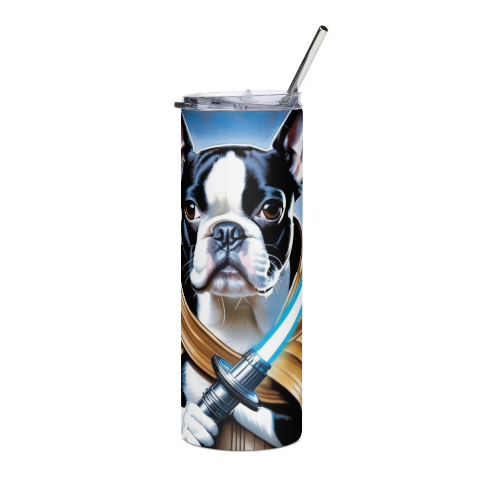PugMug Custom Boston Terrier Stainless Steel Tumbler