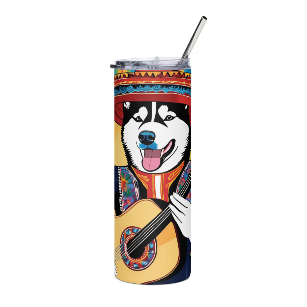 PugMug Custom Siberian Husky Stainless Steel Tumbler