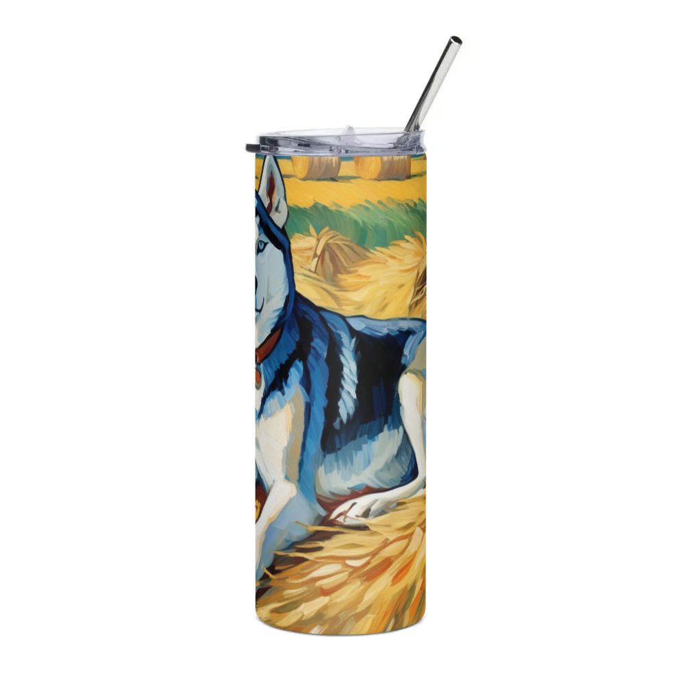 PugMug Custom Siberian Husky Stainless Steel Tumbler