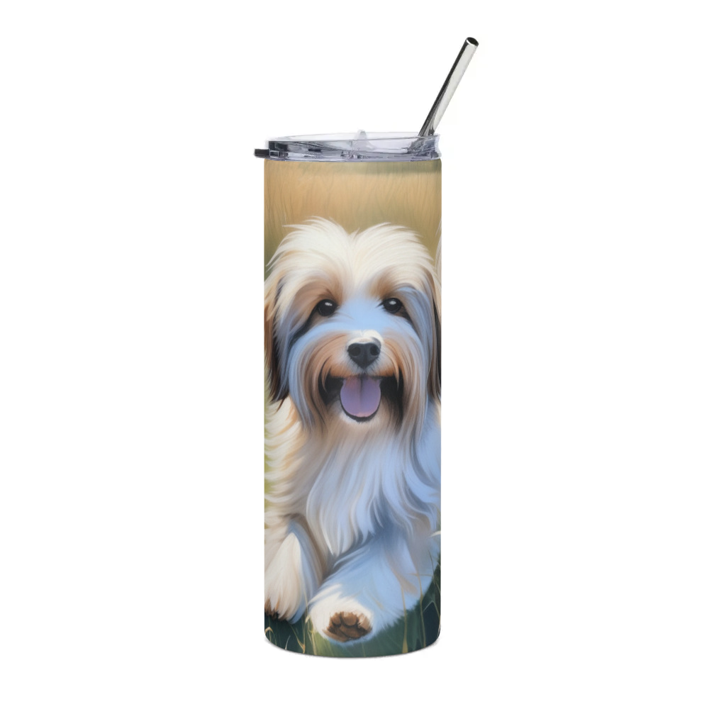 PugMug Custom Tan Havanese Dog Stainless Steel Tumbler