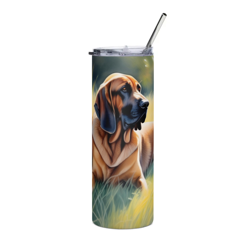 PugMug Custom Bloodhound Stainless Steel Tumbler