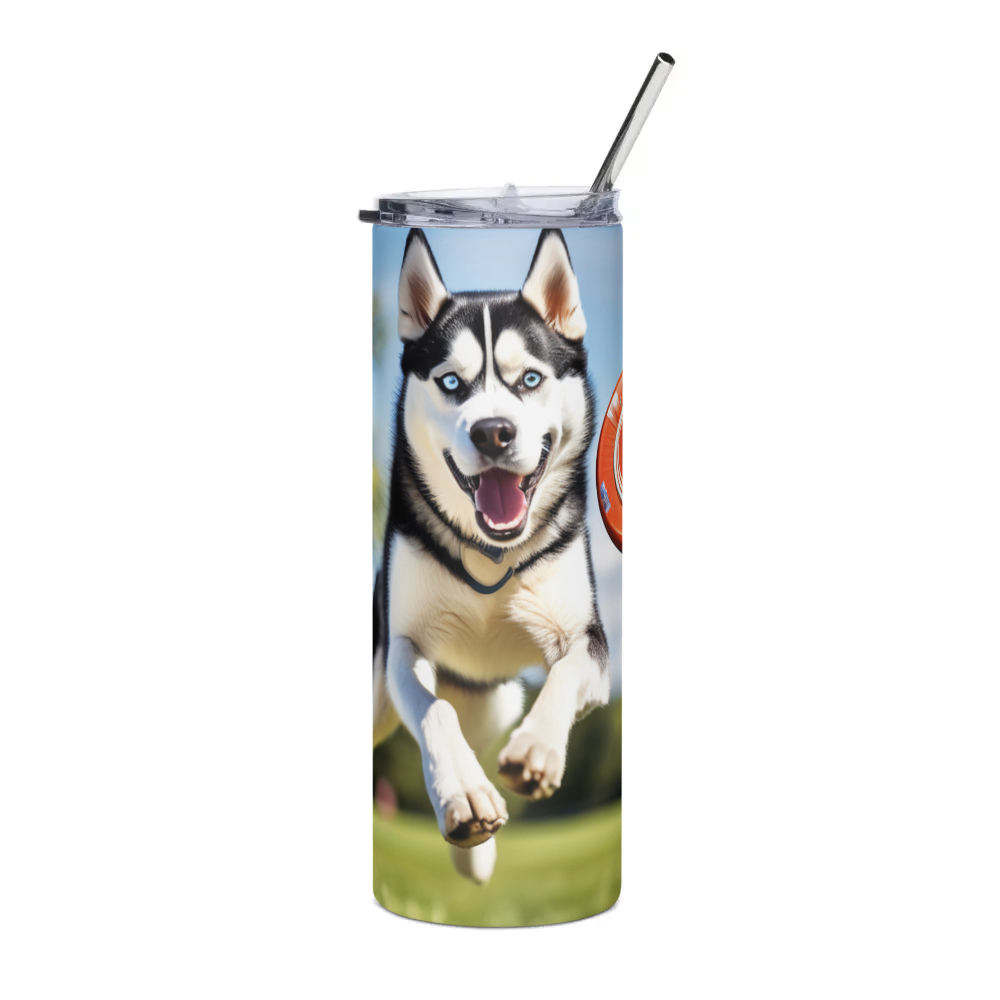 PugMug Custom Siberian Husky Stainless Steel Tumbler