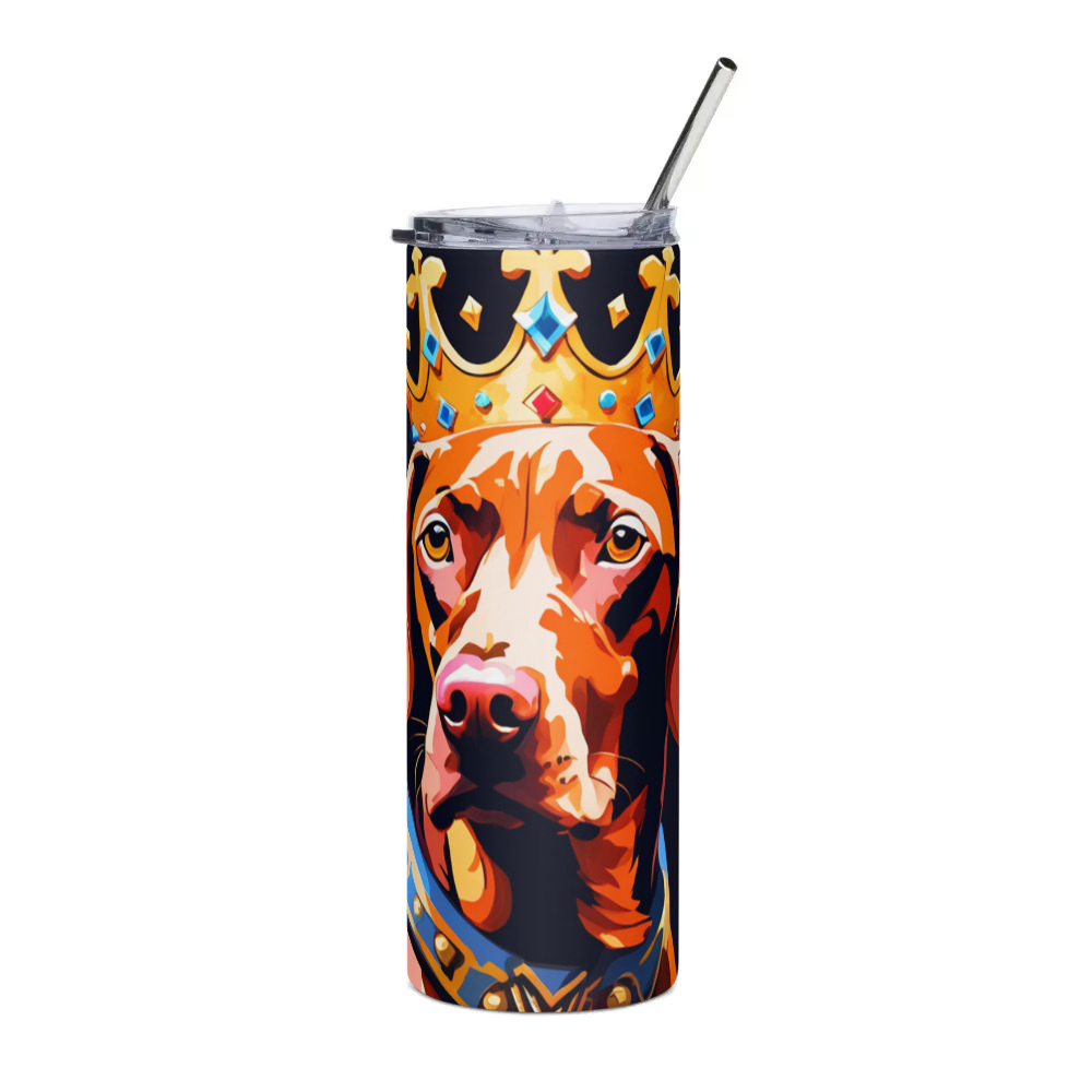 PugMug Custom Vizsla Stainless Steel Tumbler