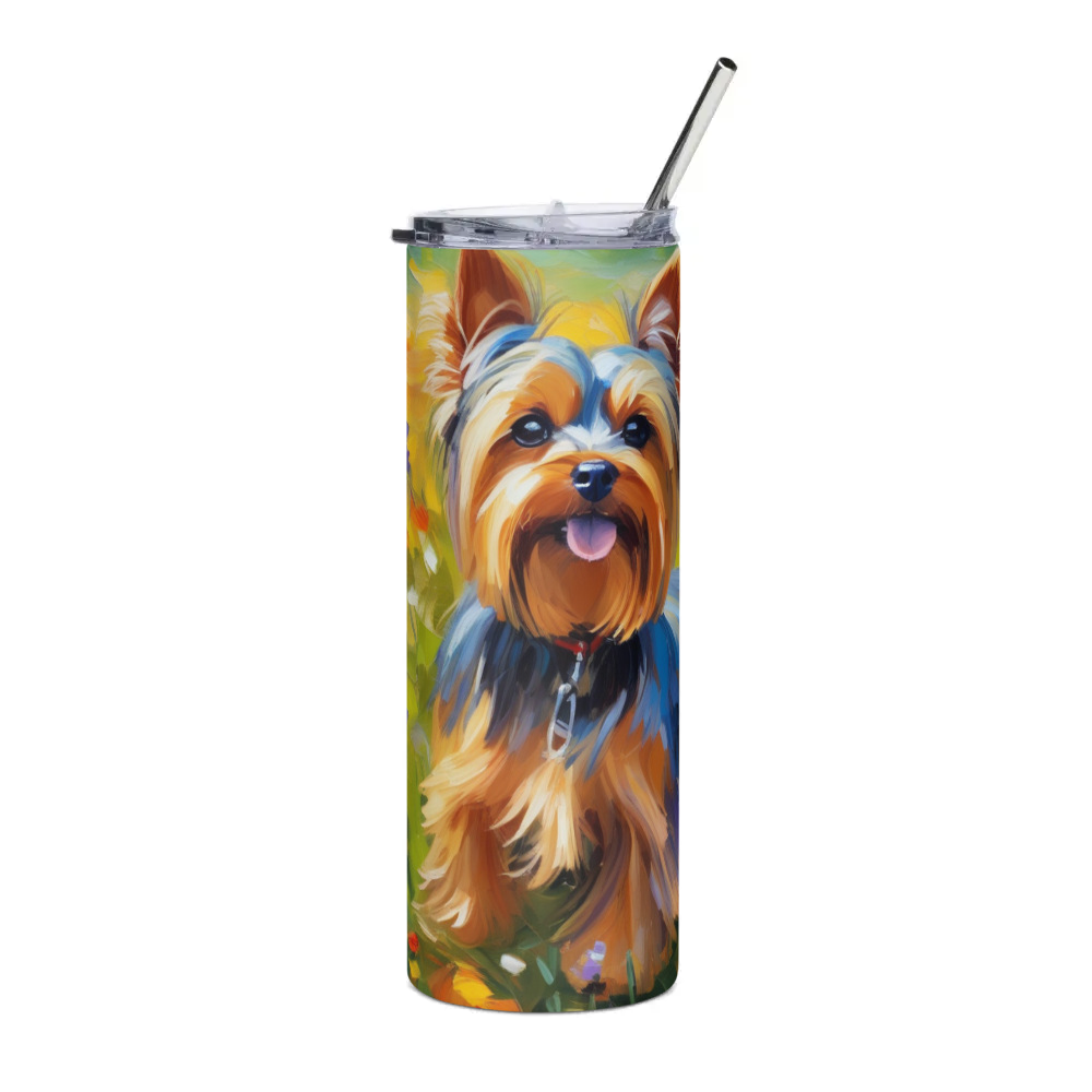 PugMug Custom Yorkshire Terrier Stainless Steel Tumbler