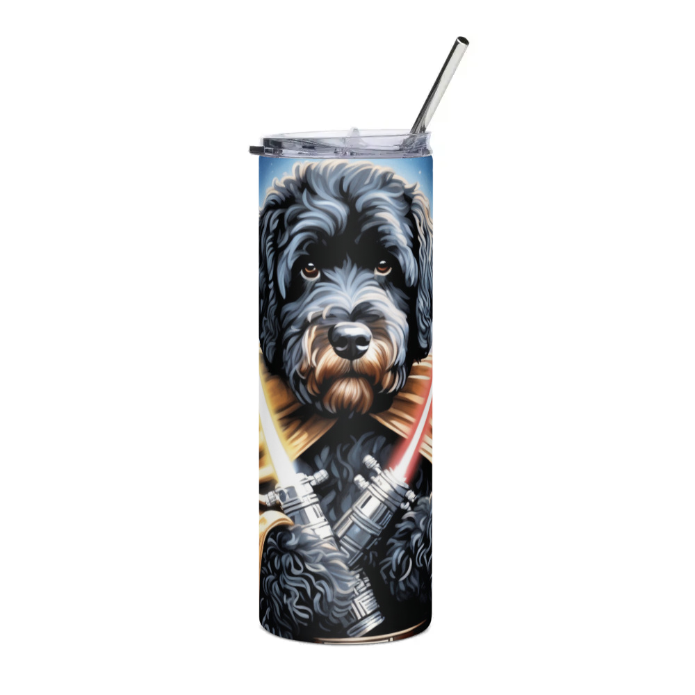 PugMug Custom Portuguese Water Dog Stainless Steel Tumbler