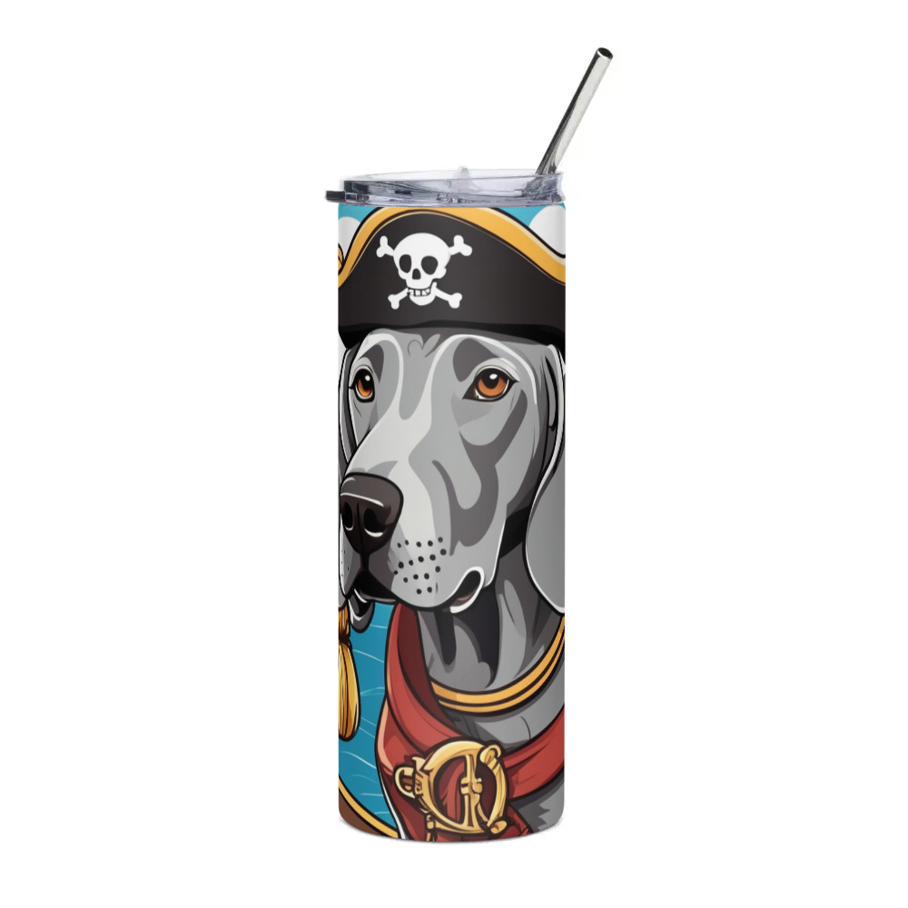 PugMug Custom Weimaraner Stainless Steel Tumbler