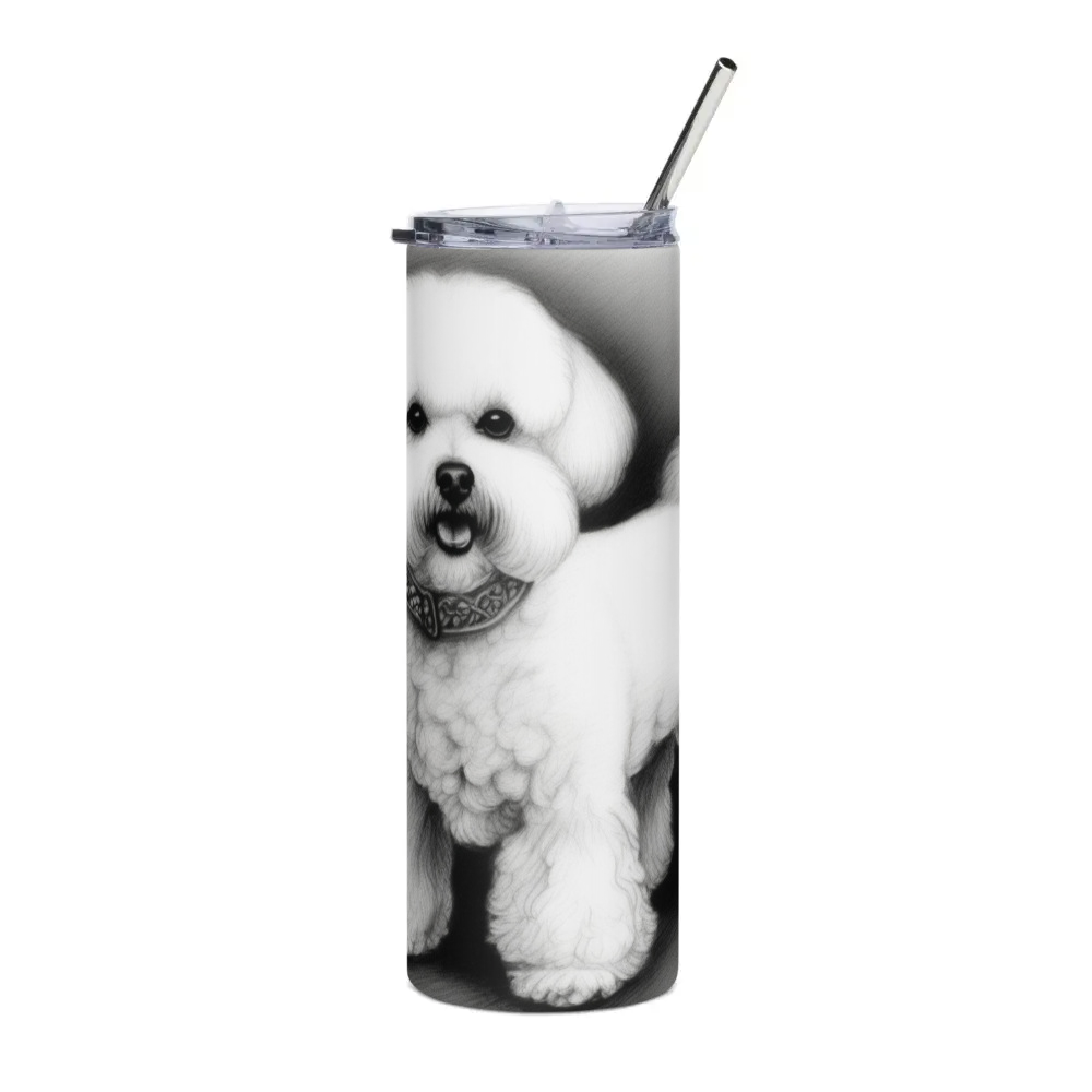 PugMug Custom Bichons Frise Stainless Steel Tumbler