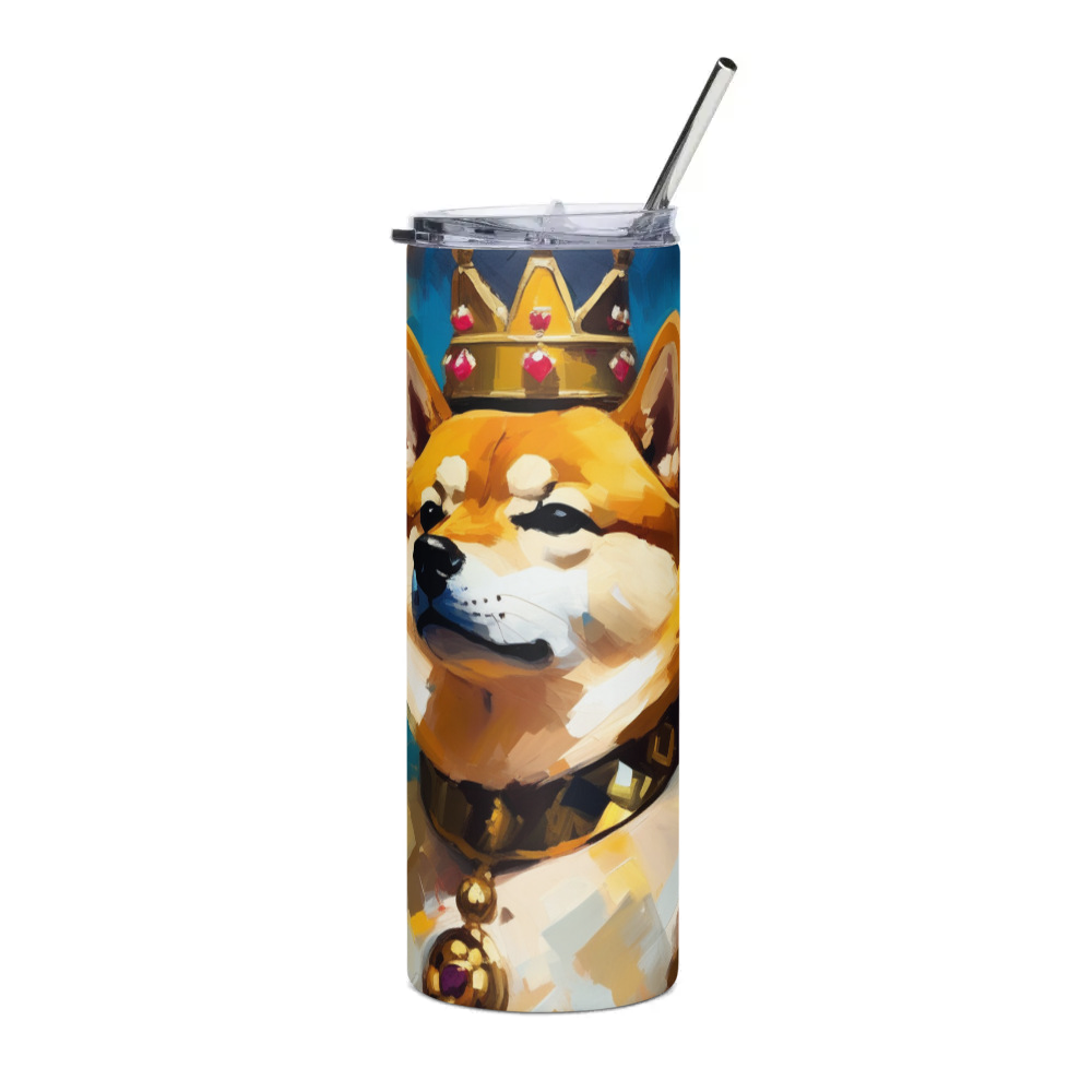 PugMug Custom Shiba Inu Stainless Steel Tumbler