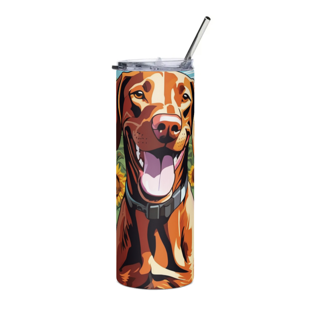 PugMug Custom Vizsla Stainless Steel Tumbler