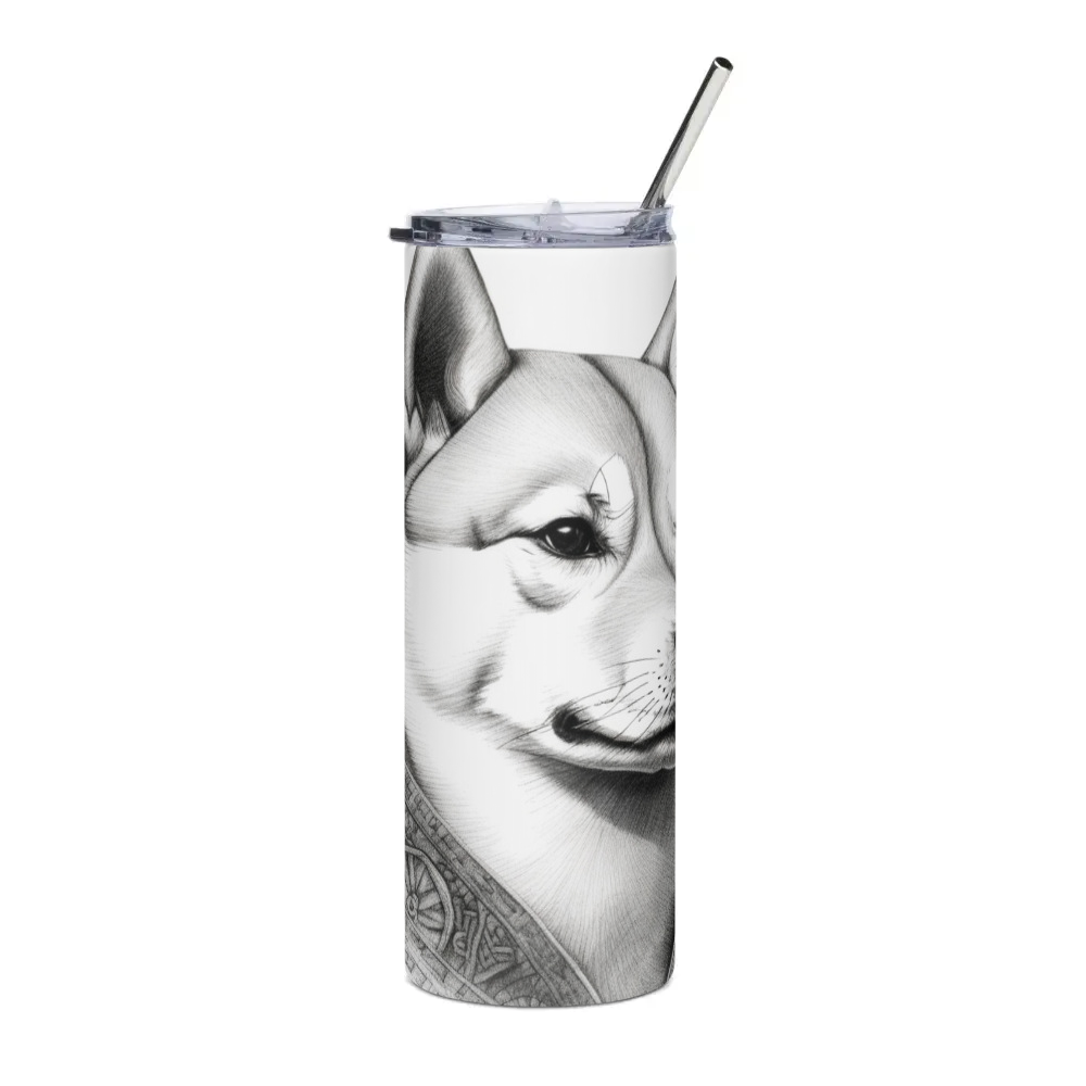 PugMug Custom Shiba Inu Stainless Steel Tumbler