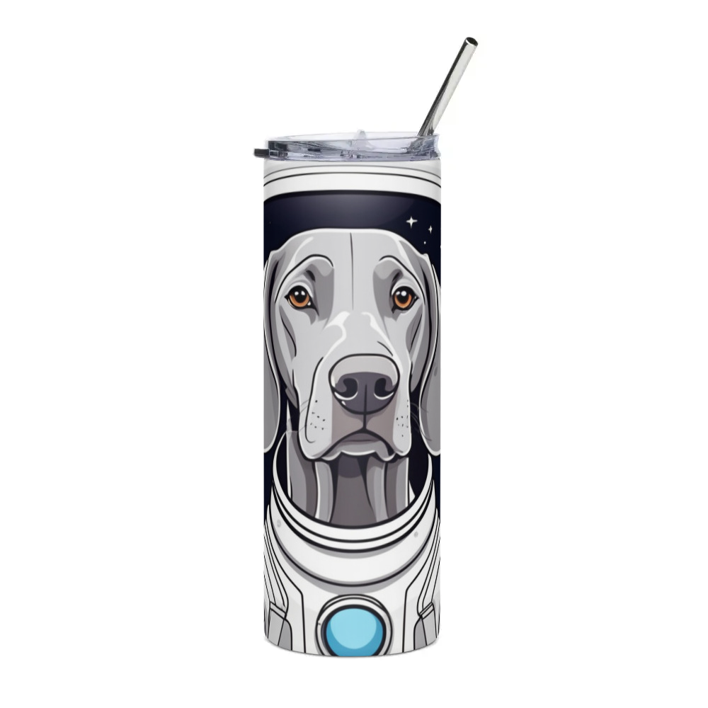 PugMug Custom Weimaraner Stainless Steel Tumbler
