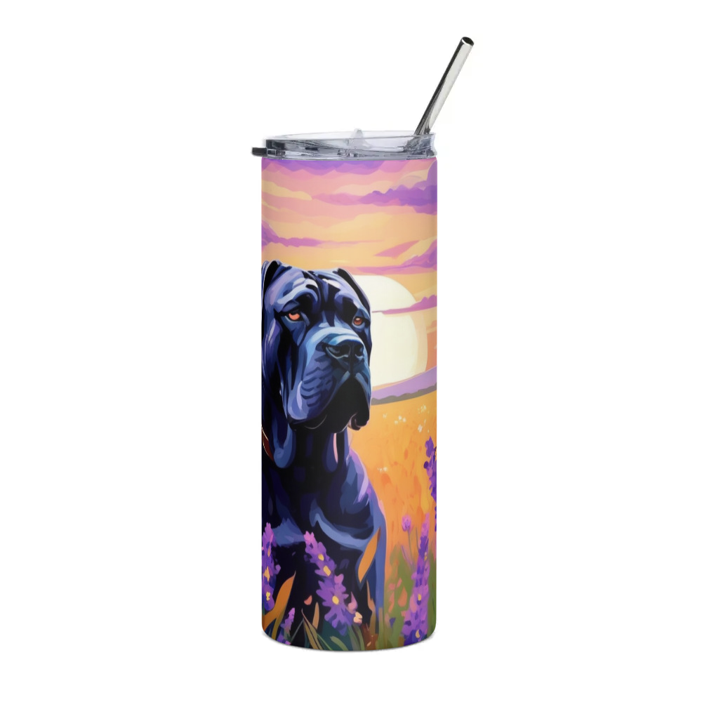 PugMug Custom Cane Corso Stainless Steel Tumbler