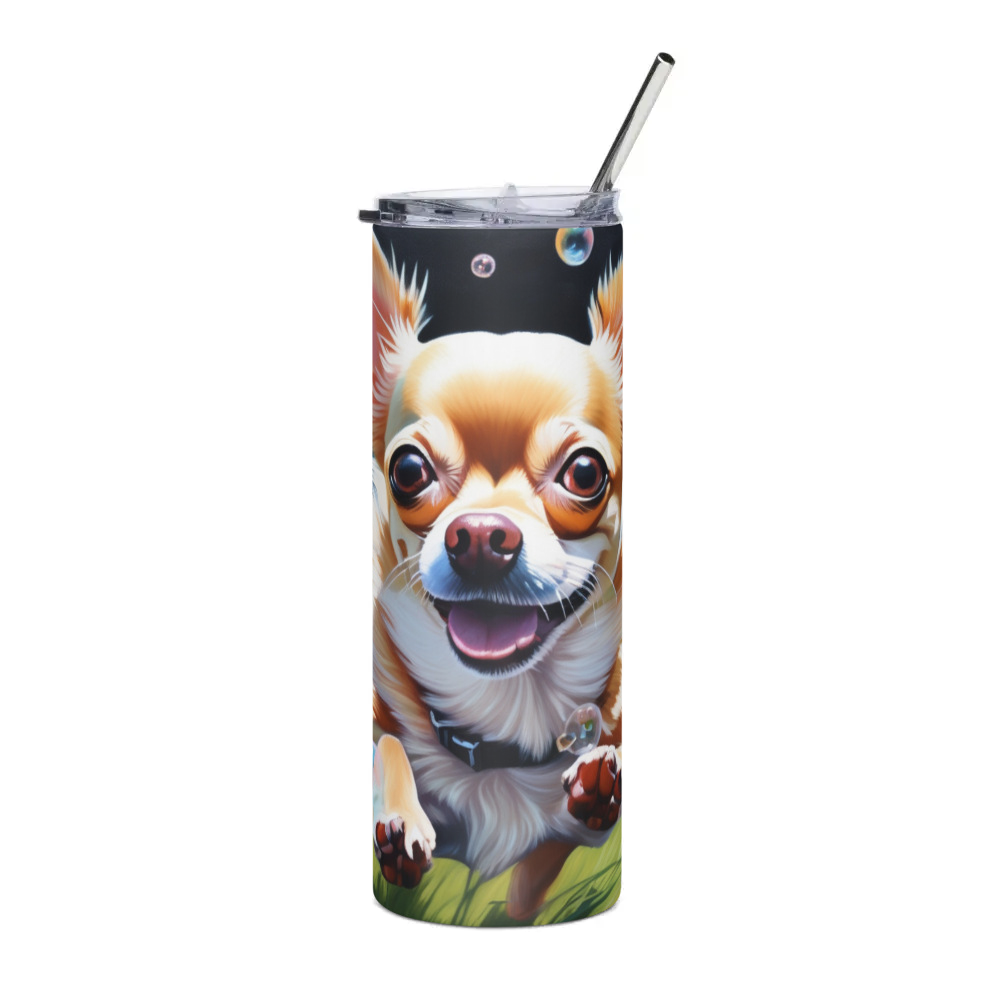 PugMug Custom Chihuahua Stainless Steel Tumbler
