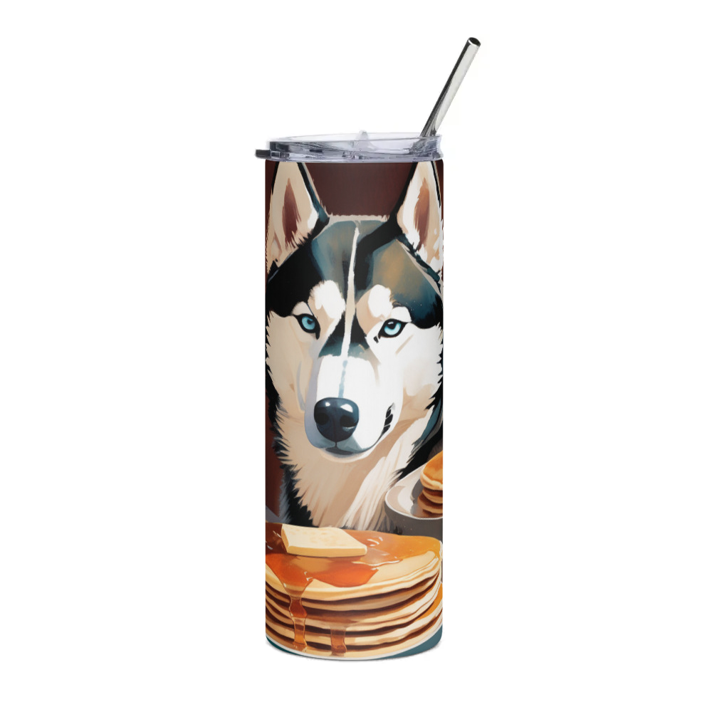 PugMug Custom Siberian Husky Stainless Steel Tumbler