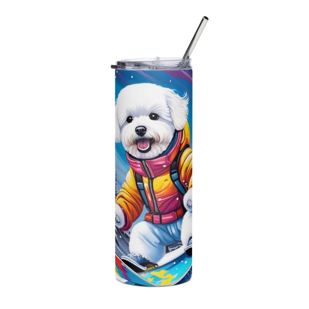 PugMug Custom Bichons Frise Stainless Steel Tumbler