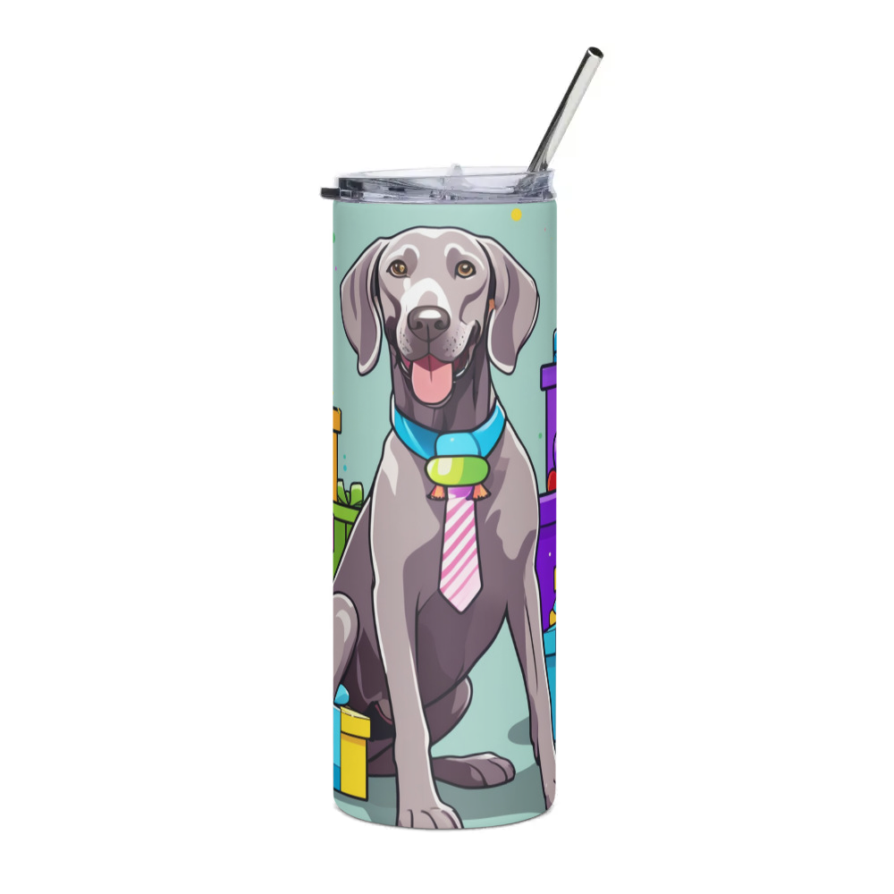 PugMug Custom Weimaraner Stainless Steel Tumbler