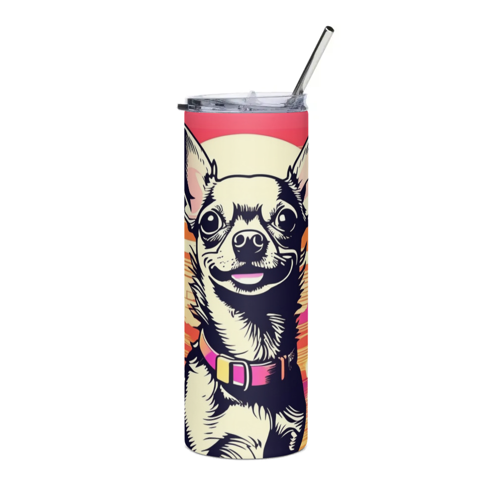 PugMug Custom Chihuahua Stainless Steel Tumbler