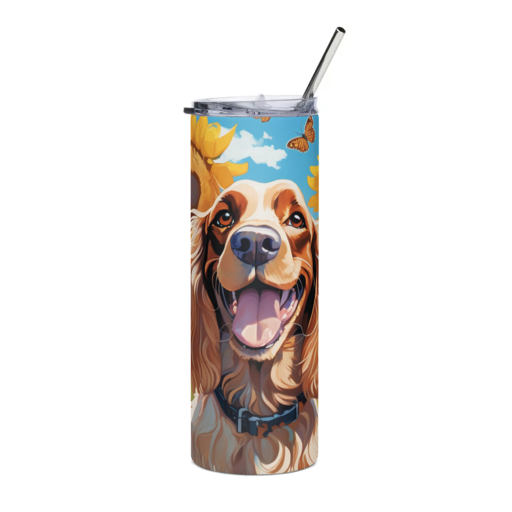 PugMug Custom English Cocker Spaniel Stainless Steel Tumbler