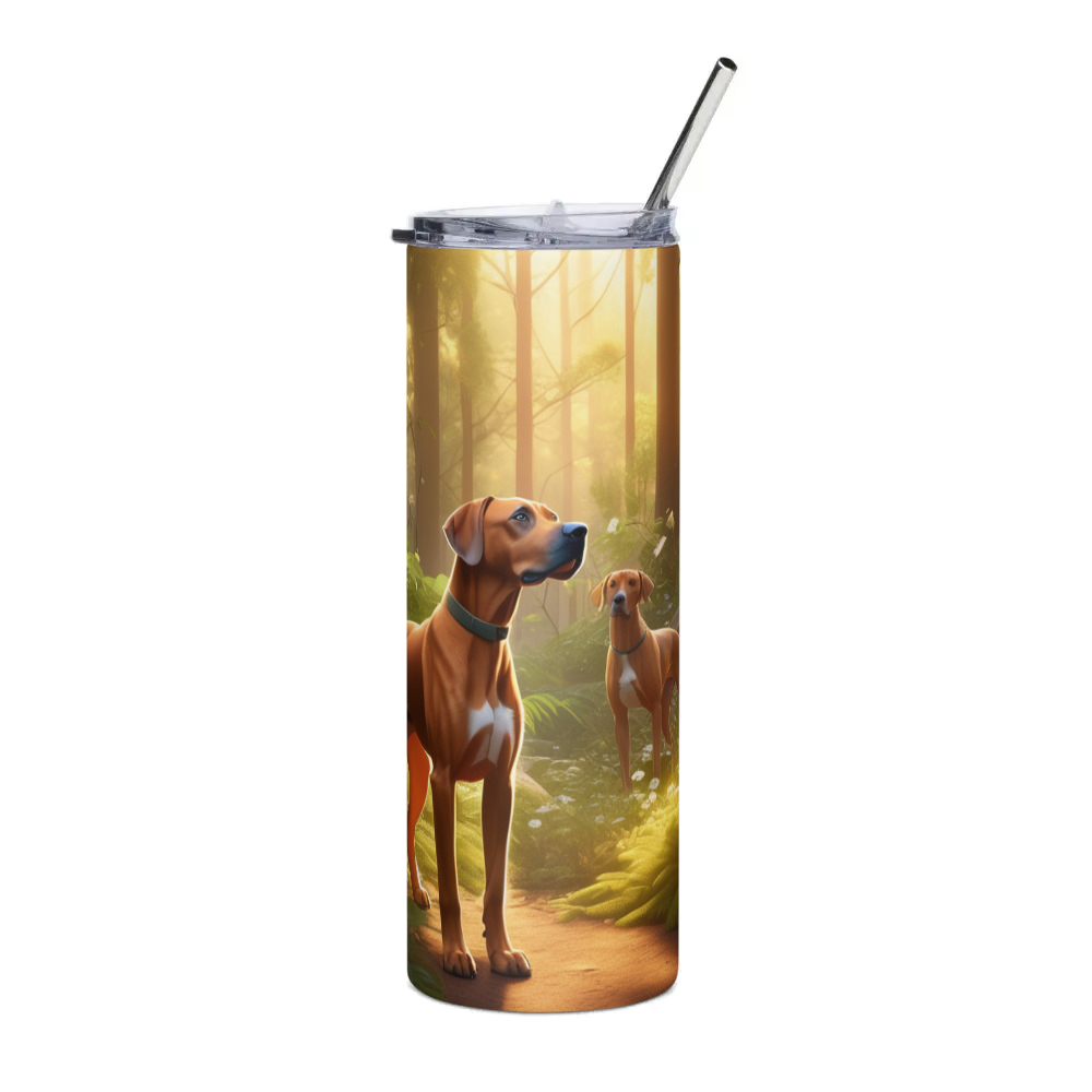 PugMug Custom Rhodesian Ridgeback Stainless Steel Tumbler