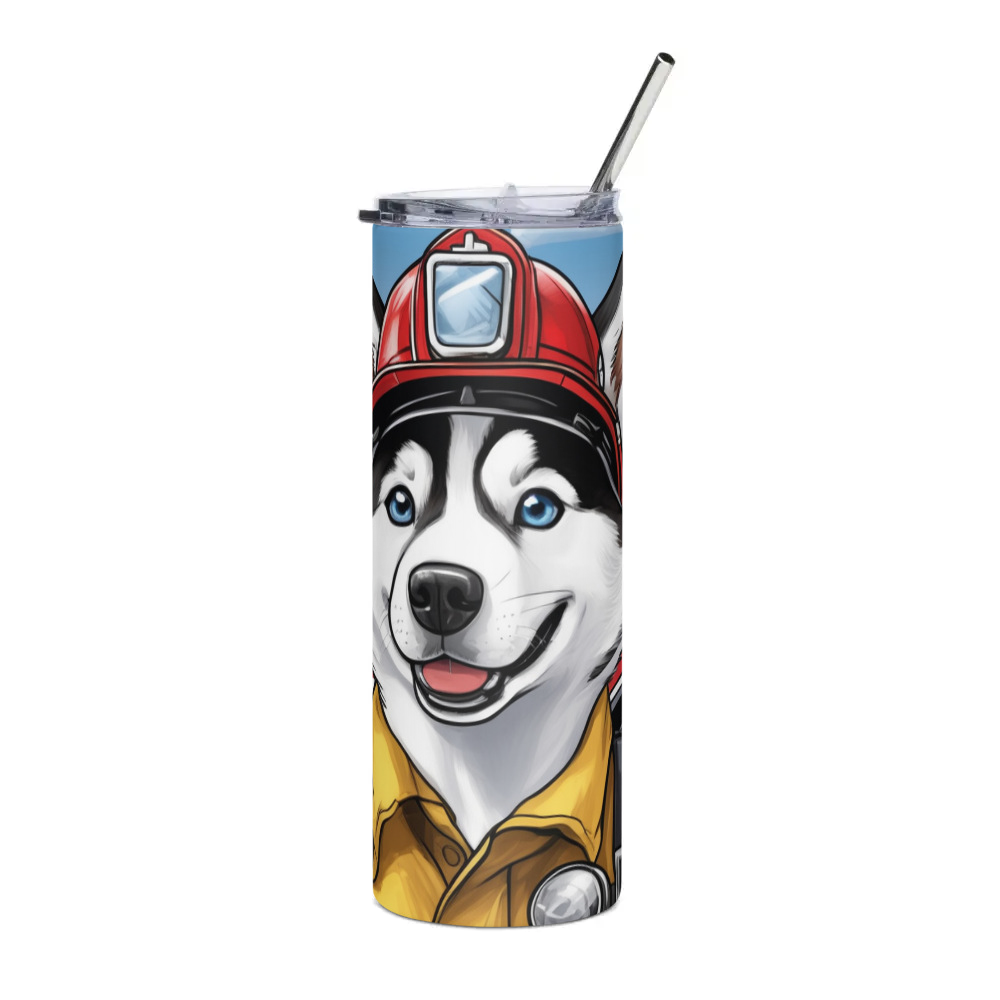PugMug Custom Siberian Husky Stainless Steel Tumbler