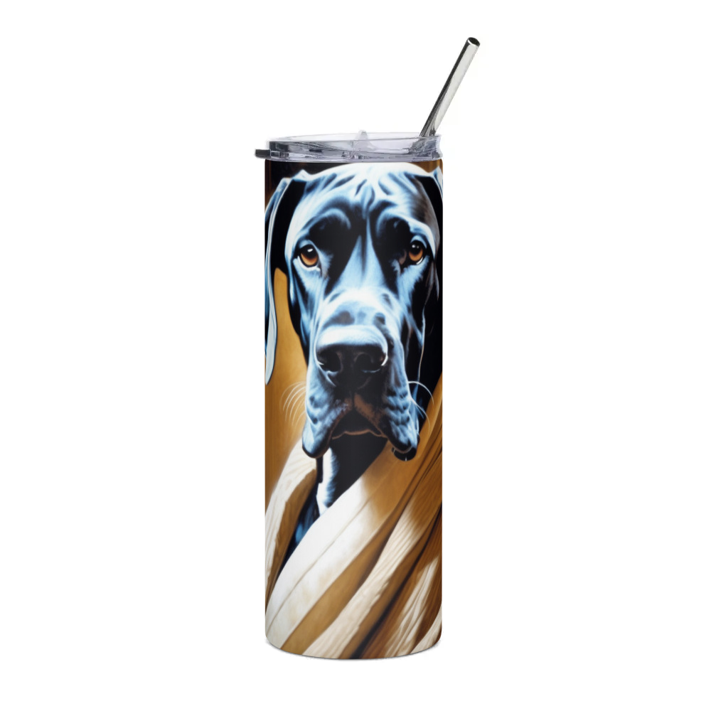 PugMug Custom Great Dane Stainless Steel Tumbler