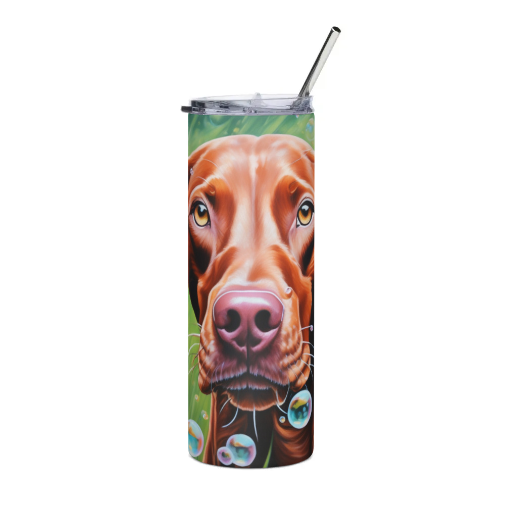 PugMug Custom Vizsla Stainless Steel Tumbler
