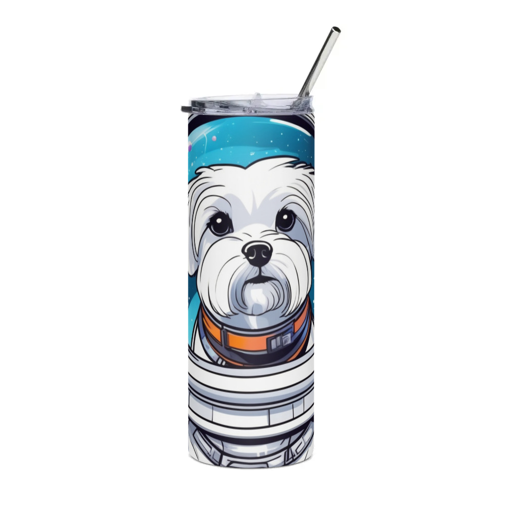 PugMug Custom Maltese Dog Stainless Steel Tumbler