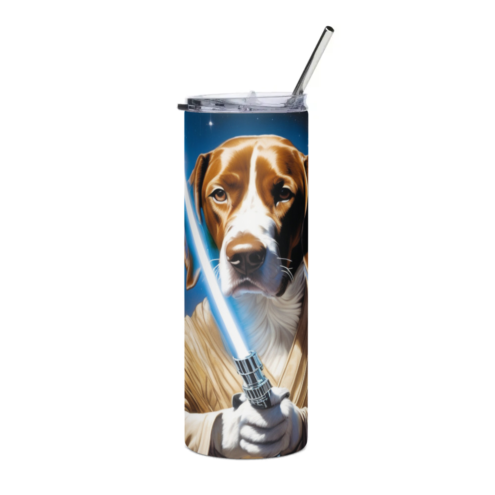 PugMug Custom Pointer Dog Stainless Steel Tumbler
