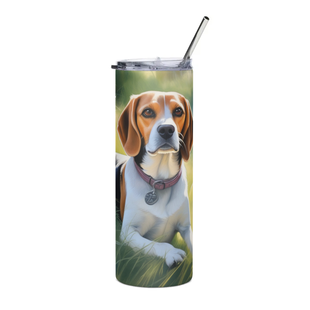PugMug Custom Beagle Stainless Steel Tumbler