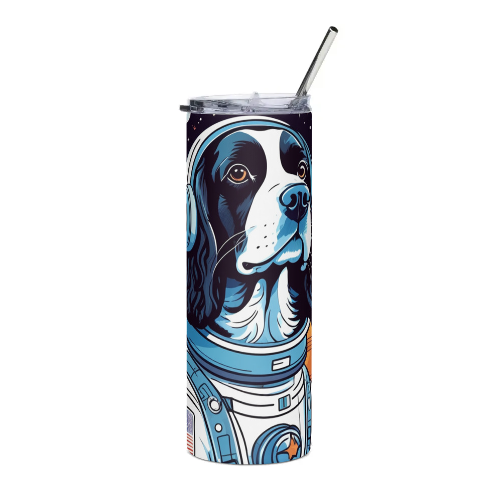 PugMug Custom English Springer Spaniel Stainless Steel Tumbler