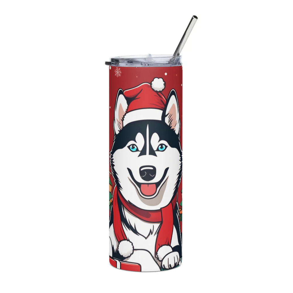 PugMug Custom Siberian Husky Stainless Steel Tumbler