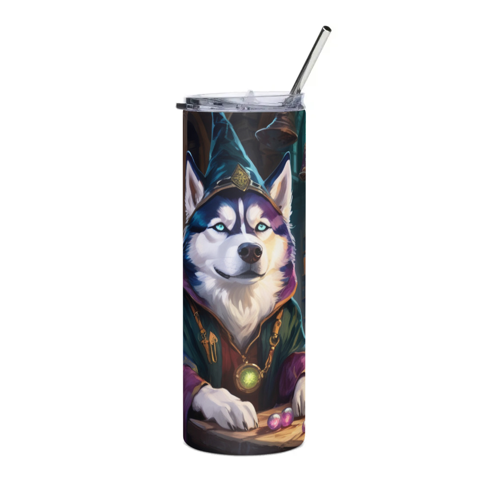 PugMug Custom Siberian Husky Stainless Steel Tumbler