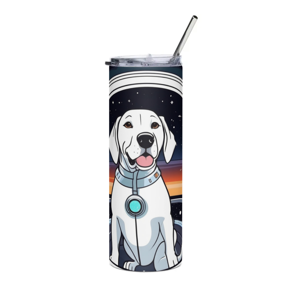 PugMug Custom Pointer Dog Stainless Steel Tumbler
