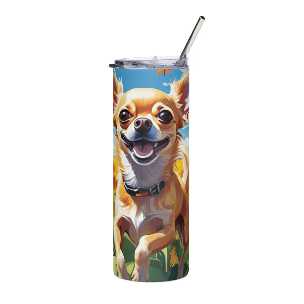 PugMug Custom Chihuahua Stainless Steel Tumbler