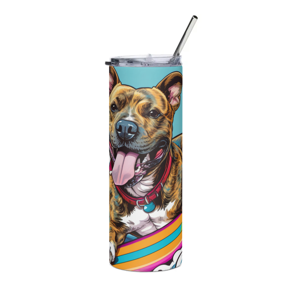 PugMug Custom Tony Hawk Stainless Steel Tumbler