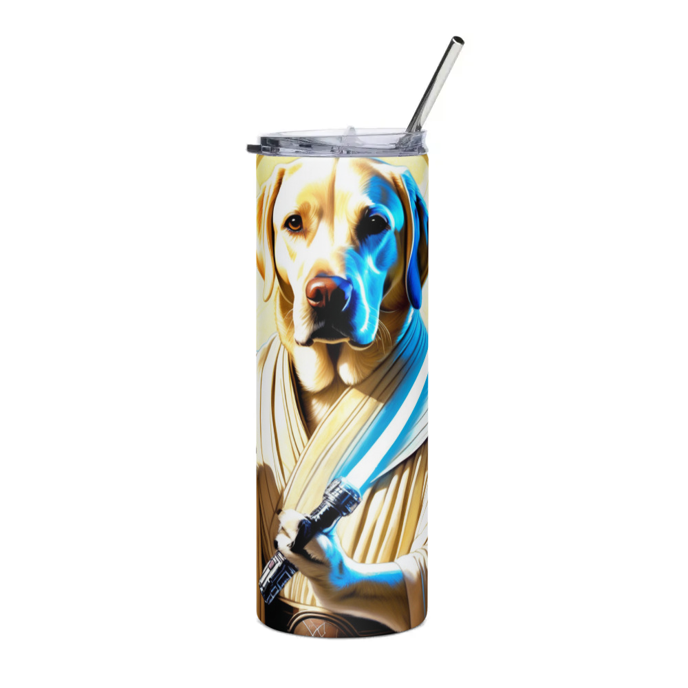 PugMug Custom White Labrador Retriever Stainless Steel Tumbler