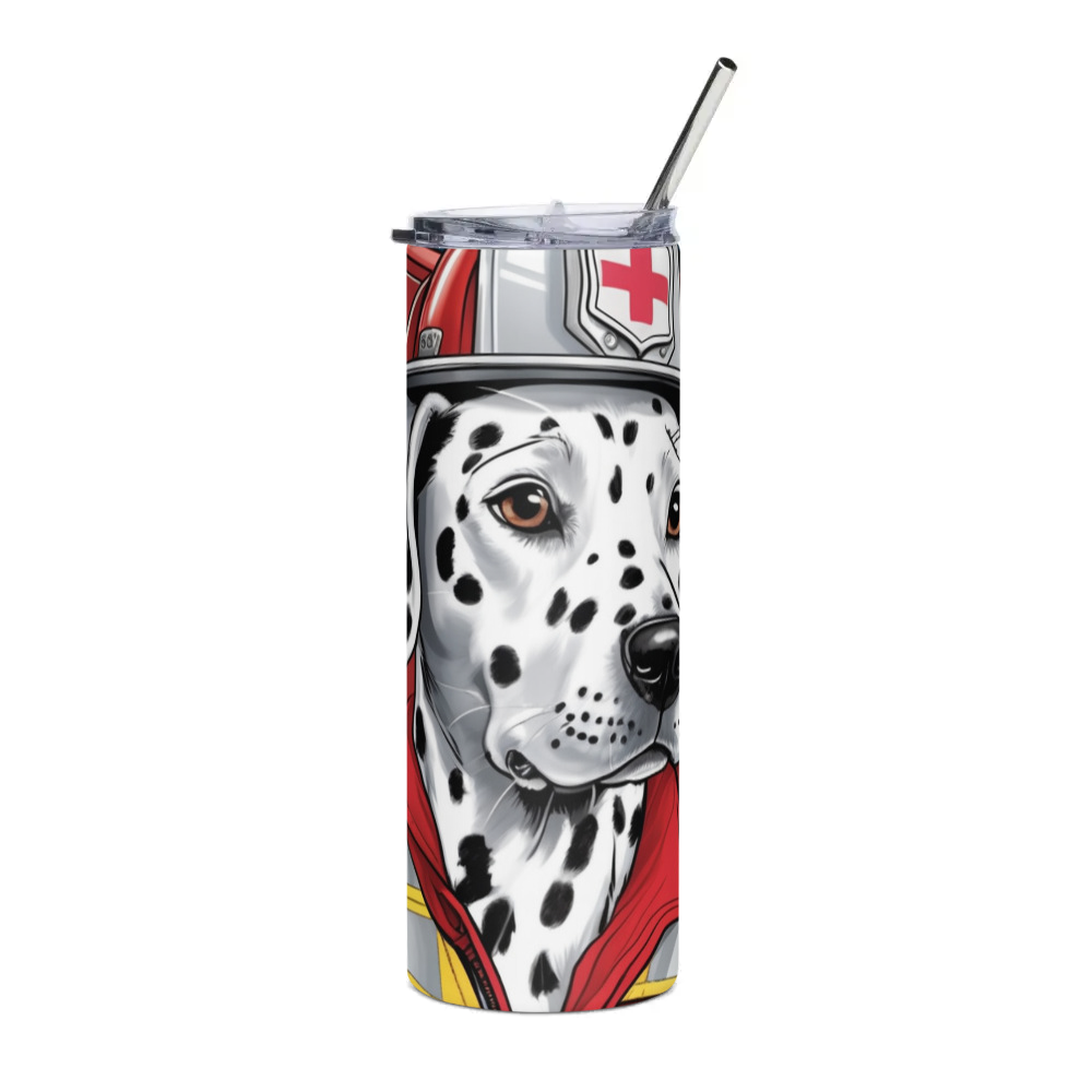 PugMug Custom Dalmatian Stainless Steel Tumbler
