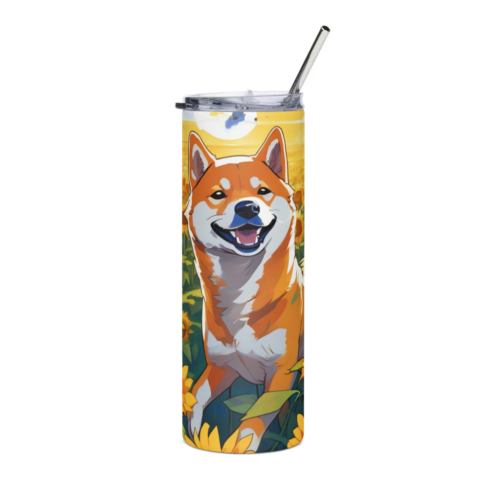 PugMug Custom Shiba Inu Stainless Steel Tumbler
