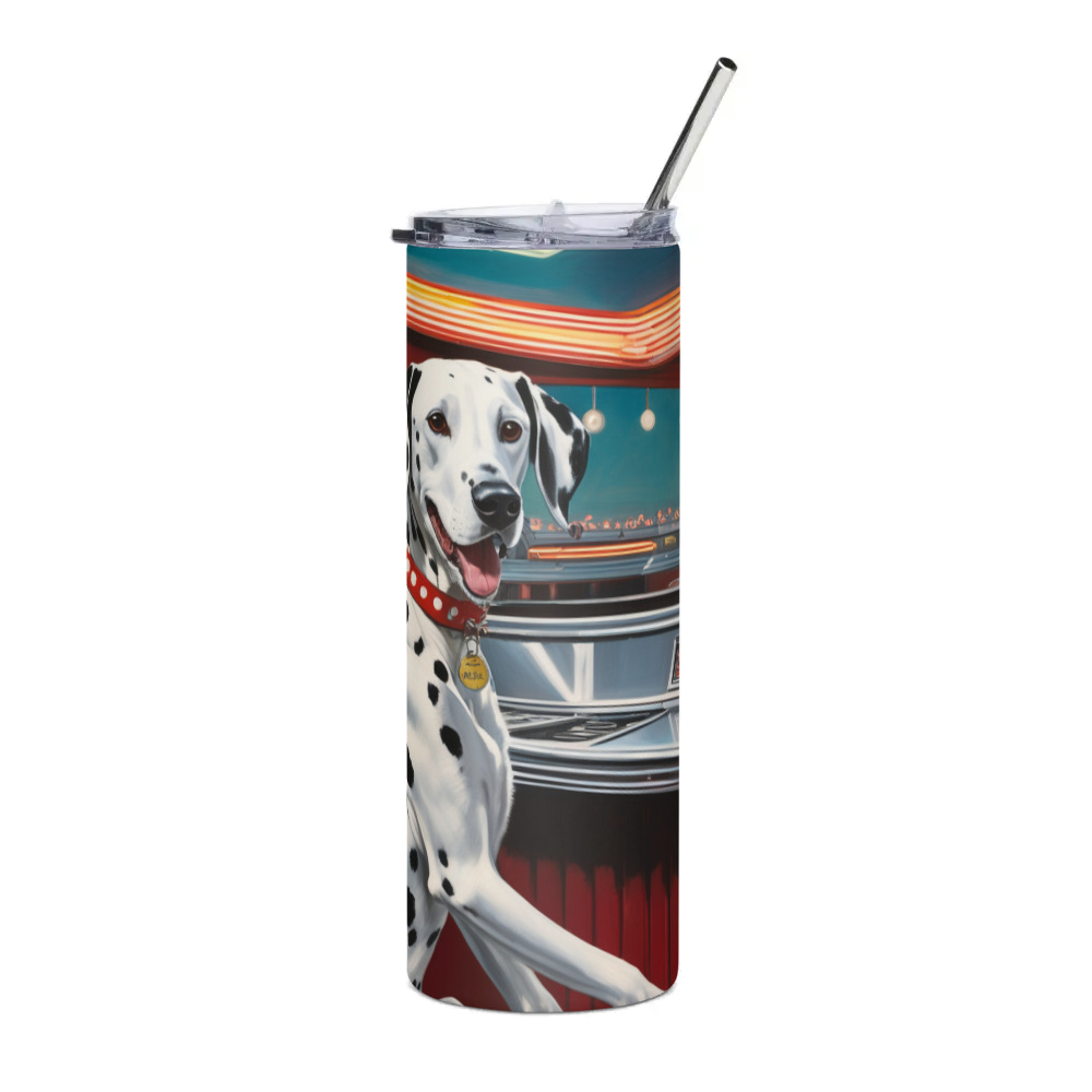 PugMug Custom Dalmatian Stainless Steel Tumbler