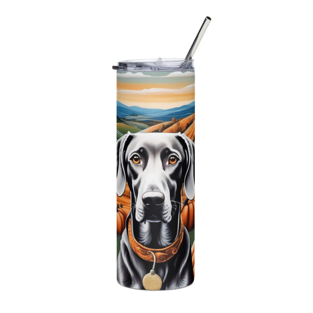 PugMug Custom Weimaraner Stainless Steel Tumbler