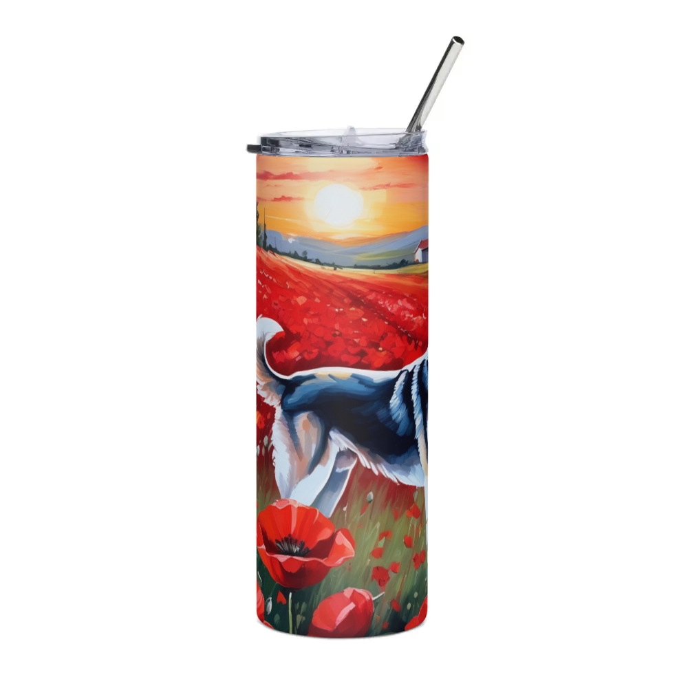 PugMug Custom Siberian Husky Stainless Steel Tumbler