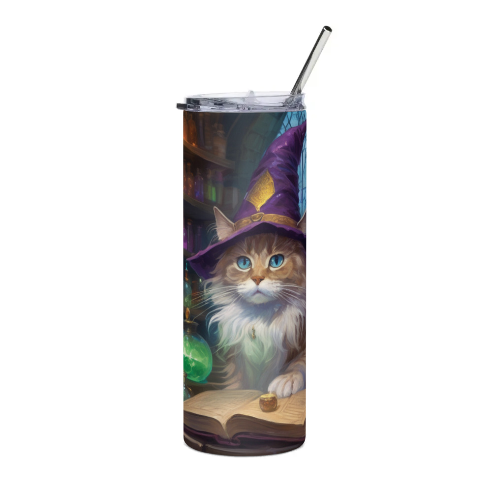 PugMug Custom Tabby Ragdoll Cat Stainless Steel Tumbler