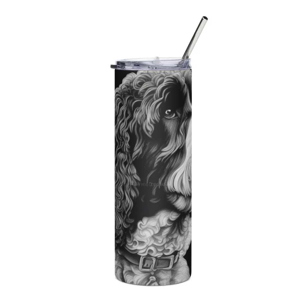 PugMug Custom Portuguese Water Dog Stainless Steel Tumbler
