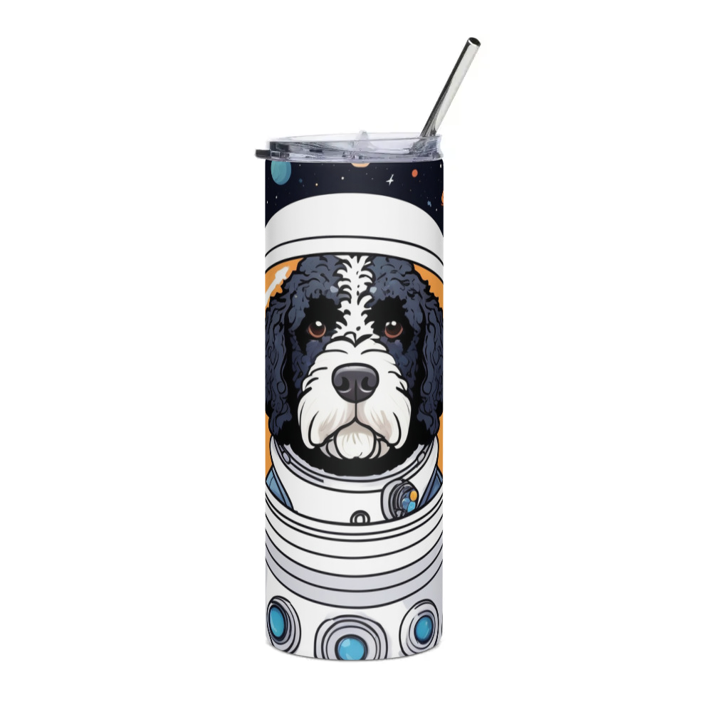 PugMug Custom Portuguese Water Dog Stainless Steel Tumbler