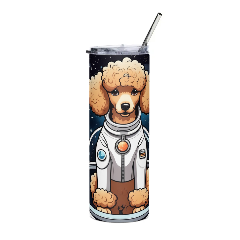 PugMug Custom Tan Poodle Stainless Steel Tumbler