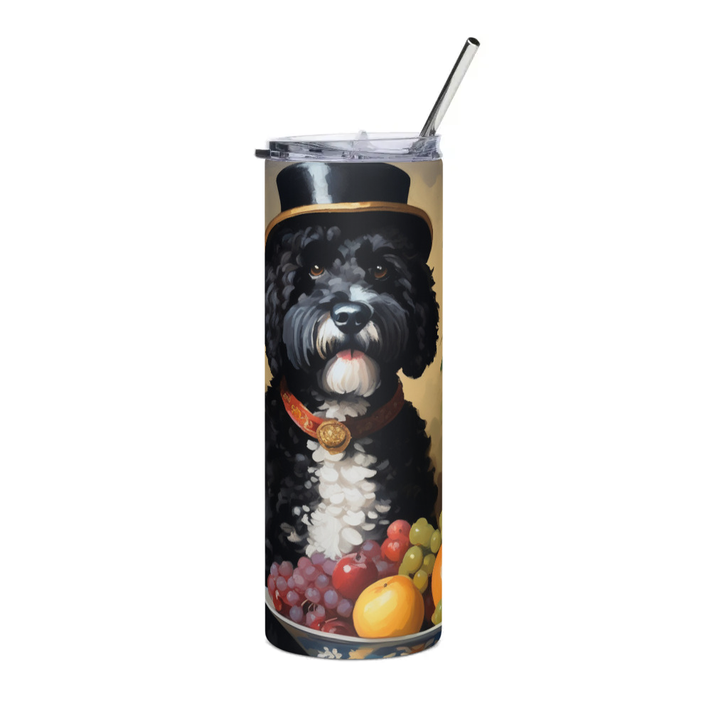 PugMug Custom Portuguese Water Dog Stainless Steel Tumbler
