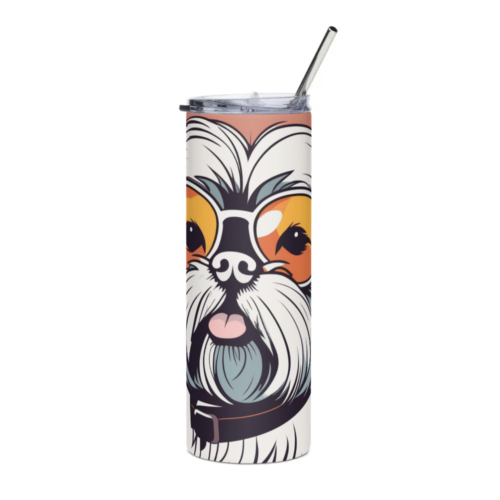 PugMug Custom Shih Tzu Stainless Steel Tumbler